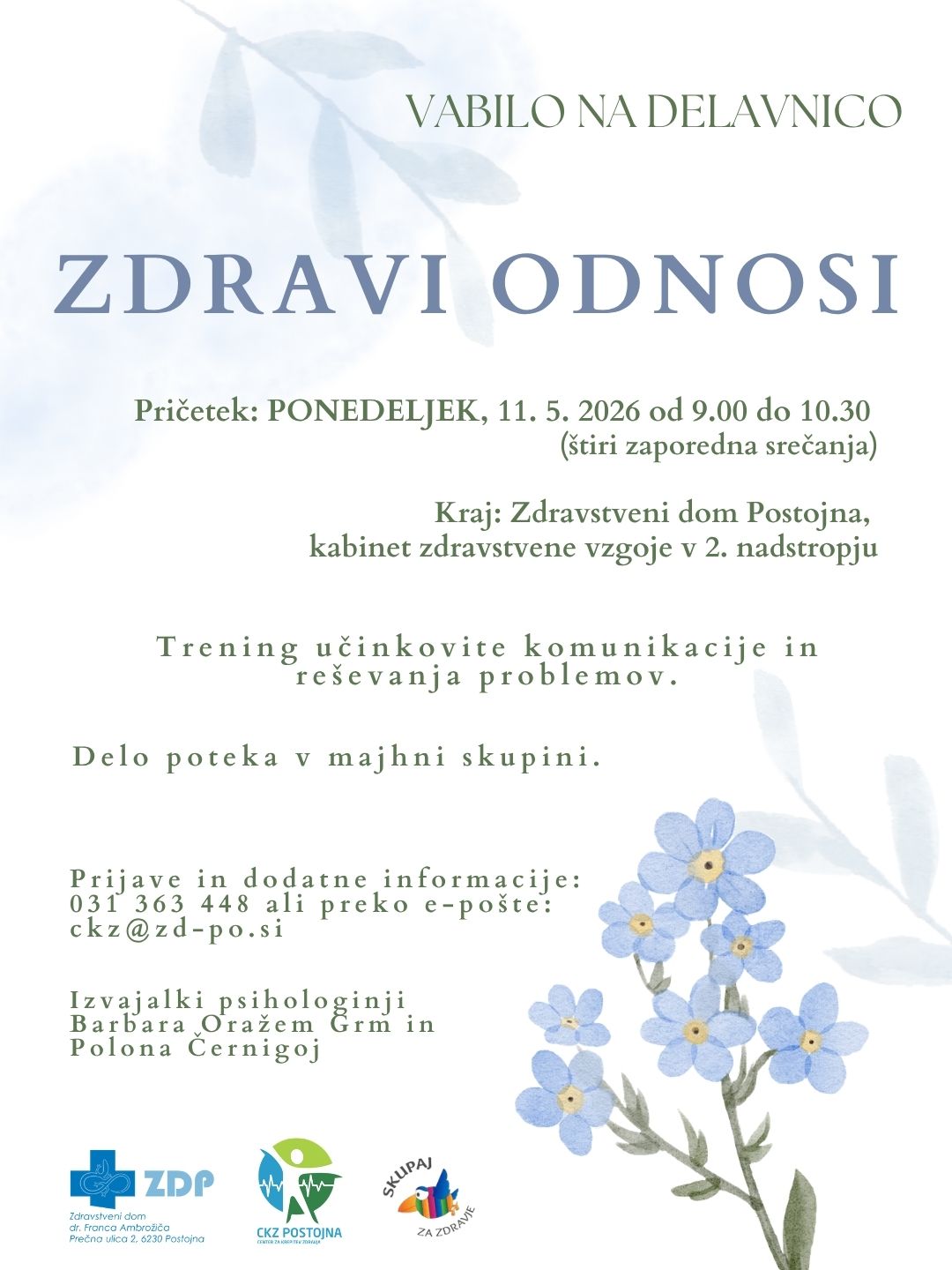 VABILO NA ZDRAVE ODNOSE